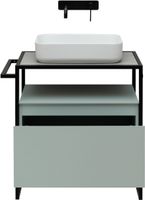 Тумба под раковину Allen Brau Priority 70 1.31001.PWM Папирус матовый — фото 6, Тумбы под раковину