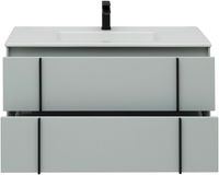 Тумба под раковину Allen Brau Reality 100 1.32007.PWM подвесная Папирус матовый — фото 12, Тумбы под раковину