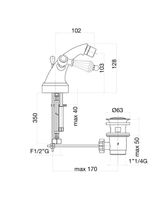 Товар: Смеситель для биде Fiore GIOIELLI (SWAROVSKI®) 08CO0632, хром/золото - фото 2 Смеситель для биде Fiore GIOIELLI (SWAROVSKI®) 08CO0632, хром/золото — фото 2, Смесители для биде