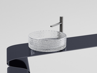 Раковина-чаша Ceramicanova Cristal 36 CN6062 Прозрачная — фото 12, Раковины накладные