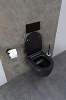 Унитаз Allen Brau Priority 4.31002.31 подвесной Черный матовый без сиденья — фото 35, Подвесные унитазы