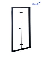 Товар: Душевая дверь Ceruttispa Bella 90 D91B профиль Черный стекло прозрачное - фото 1 Душевая дверь Ceruttispa Bella 90 D91B профиль Черный стекло прозрачное — фото 1, Складные душевые двери