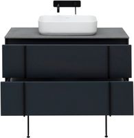 Тумба под раковину Allen Brau Reality 100 1.32007.AM подвесная Антрацит матовый — фото 58, Тумбы под раковину