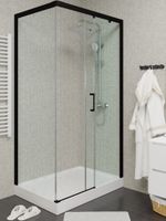 Товар: Душевой уголок Ceruttispa Vito 110x80 B R профиль Черный стекло прозрачное - фото 5 Душевой уголок Ceruttispa Vito 110x80 B R профиль Черный стекло прозрачное — фото 5, Прямоугольные душевые уголки