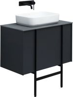 Тумба под раковину Allen Brau Reality 80 1.32005.AM подвесная Антрацит матовый — фото 41, Тумбы под раковину