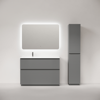 Тумба напольная SANCOS Folk Floor левая 1190х445х850, c двумя ящиками оснащенными доводчиками, Ergraut soft, арт. арт-FL120FLES — фото 4, Тумбы под раковину