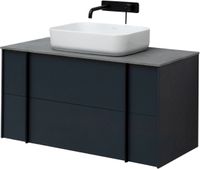 Тумба под раковину Allen Brau Reality 100 1.32007.AM подвесная Антрацит матовый — фото 36, Тумбы под раковину