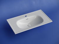 Товар: Раковина накладная CERAMICANOVA Sabo с отверстием под смеситель 800x460x130 белый - фото 2 Раковина накладная CERAMICANOVA Sabo с отверстием под смеситель 800x460x130 белый — фото 2, Раковины накладные