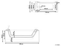 Товар: Акриловая ванна Ceruttispa С-453A 180x80 10352 с гидромассажем - фото 9 Акриловая ванна Ceruttispa С-453A 180x80 10352 с гидромассажем — фото 9, Акриловые ванны