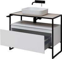 Товар: Тумба под раковину Allen Brau Priority 100 1.31003.WM Белая матовая - фото 9 Тумба под раковину Allen Brau Priority 100 1.31003.WM Белая матовая — фото 9, Тумбы под раковину