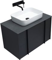 Тумба под раковину Allen Brau Reality 80 1.32005.AM подвесная Антрацит матовый — фото 33, Тумбы под раковину