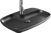 Раковина Allen Brau Liberty 2 70 4.32011.31 Черная матовая — фото 11, Раковины накладные