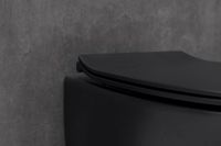 Крышка-сиденье для унитаза Allen Brau Fantasy Smartfix, Soft-Close черный матовый арт-4.11005.31 — фото 13, Сиденья для унитаза