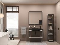 Товар: Зеркало Allen Brau Liberty 100 1.330016.BB с подсветкой Черный браш с сенсорным выключателем - фото 8 Зеркало Allen Brau Liberty 100 1.330016.BB с подсветкой Черный браш с сенсорным выключателем — фото 8, Зеркала в ванную комнату