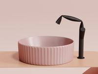 Раковина-чаша Ceramicanova Element 36 CN6057MP Розовая матовая — фото 8, Раковины накладные