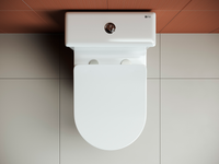 Напольный пристенный унитаз Highlight Rimless — фото 9, Напольные унитазы