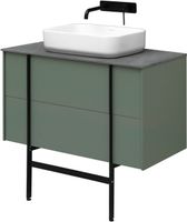 Тумба под раковину Allen Brau Reality 90 1.32006.CGM подвесная Олива матовая — фото 49, Тумбы под раковину