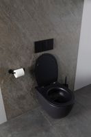 Унитаз Allen Brau Reality 4.32006.31 подвесной Черный матовый без сиденья — фото 24, Подвесные унитазы