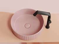 Раковина-чаша Ceramicanova Element 36 CN6057MP Розовая матовая — фото 10, Раковины накладные