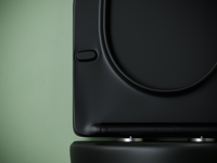 Подвесной унитаз CERAMICANOVA Uno смыв Торнадо 490x360x360 черный матовый — фото 7, Подвесные унитазы