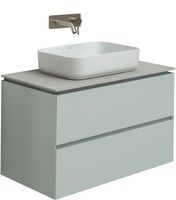 Тумба под раковину Allen Brau Infinity 85 1.21001.PWM подвесная Папирус матовый — фото 24, Тумбы под раковину