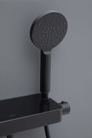 Смеситель для душа Allen Brau Fantasy с термостатом Черный матовый арт-5.11002-31 — фото 14, Смеситель для душа