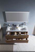 Тумба под раковину Allen Brau Glority 120 дуб антик арт-1.35004.NW — фото 10, Тумбы под раковину