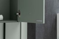 Шкаф-пенал Allen Brau Reality 60 олива матовый арт-1.32003.CGM — фото 13, Пеналы для ванной комнаты