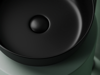 Раковина-чаша Ceramicanova Element 36 CN6073MB Черная матовая — фото 11, Раковины накладные