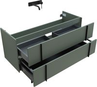 Тумба под раковину Allen Brau Reality 120 1.32008.CGM подвесная Олива матовая — фото 16, Тумбы под раковину