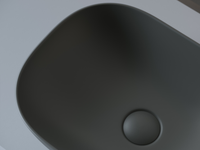 Раковина-чаша Ceramicanova Element 45 CN6009MDH Темный антрацит матовый — фото 5, Раковины накладные