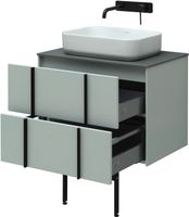 Тумба под раковину Allen Brau Reality 70 1.32004.PWM подвесная Папирус матовый — фото 16, Тумбы под раковину