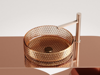 Раковина-чаша Ceramicanova Cristal 36 CN6058 Бежевая — фото 10, Раковины накладные