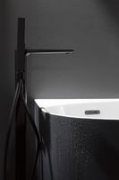 Смеситель для ванны Allen Brau Infinity 5.21009-31 Черный матовый — фото 34, Смесители напольные