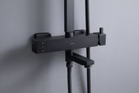 Душевая система Allen Brau Infinity 5.21029-31 Черная матовая — фото 14, Душевые стойки