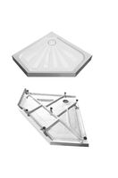 Душевой поддон из АБС Ceruttispa P91C 90х90. Белый — фото 5, Душевые поддоны АБС-пластик