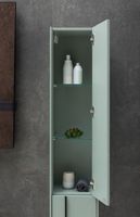 Шкаф пенал Allen Brau Reality 30 L 1.32002.CGM подвесной Олива матовая — фото 19, Пеналы для ванной комнаты