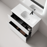 Тумба напольная SANCOS Folk Floor правая 995х445х850, c двумя ящиками оснащенными доводчиками, Bianco, арт. арт-FL100FRW — фото 2, Тумбы под раковину