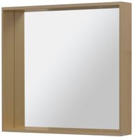 Зеркало Allen Brau Reality 80 1.32018.03 с подсветкой Латунь браш с сенсорным выключателем — фото 5, Зеркала в ванную комнату