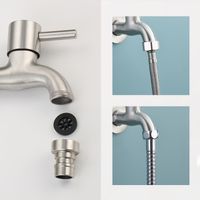 Товар: Кран водоразборный с аэратором Splenka S249.72, сатин - фото 9 Кран водоразборный с аэратором Splenka S249.72, сатин — фото 9, Смесители для кухни