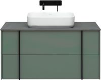 Тумба под раковину Allen Brau Reality 100 1.32007.CGM подвесная Олива матовая — фото 43, Тумбы под раковину