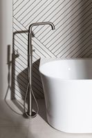 Товар: Смеситель для ванны Allen Brau Priority 5.31008-BN Никель брашированный - фото 11 Смеситель для ванны Allen Brau Priority 5.31008-BN Никель брашированный — фото 11, Смесители напольные