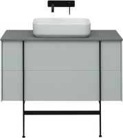 Тумба под раковину Allen Brau Reality 100 1.32007.PWM подвесная Папирус матовый — фото 42, Тумбы под раковину