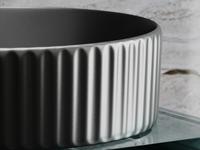 Раковина-чаша Ceramicanova Element 36 CN6057MDH Темный антрацит матовый — фото 4, Раковины накладные