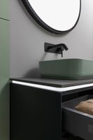 Тумба под раковину Allen Brau Infinity 85 1.21002.AM подвесная Антрацит матовый — фото 38, Тумбы под раковину