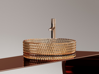 Раковина-чаша Ceramicanova Cristal 36 CN6058 Бежевая — фото 18, Раковины накладные