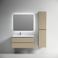 Товар: Тумба подвесная SANCOS Folk левая 995х445х500, c двумя ящиками оснащенными доводчиками, Капучино, арт.FL100LCP - фото 4 Тумба подвесная SANCOS Folk левая 995х445х500, c двумя ящиками оснащенными доводчиками, Капучино, арт.FL100LCP — фото 4, Тумбы под раковину