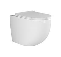 Унитаз Ceramicanova Mia Rimless CN1810 приставной с сиденьем Микролифт — фото 2, Приставные унитазы