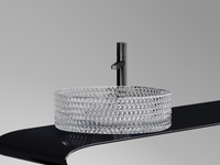 Раковина-чаша Ceramicanova Cristal 36 CN6062 Прозрачная — фото 4, Раковины накладные