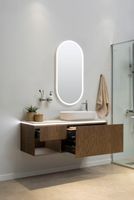 Тумба под раковину Allen Brau Infinity 120 1.21006.NO L дуб — фото 24, Тумбы под раковину